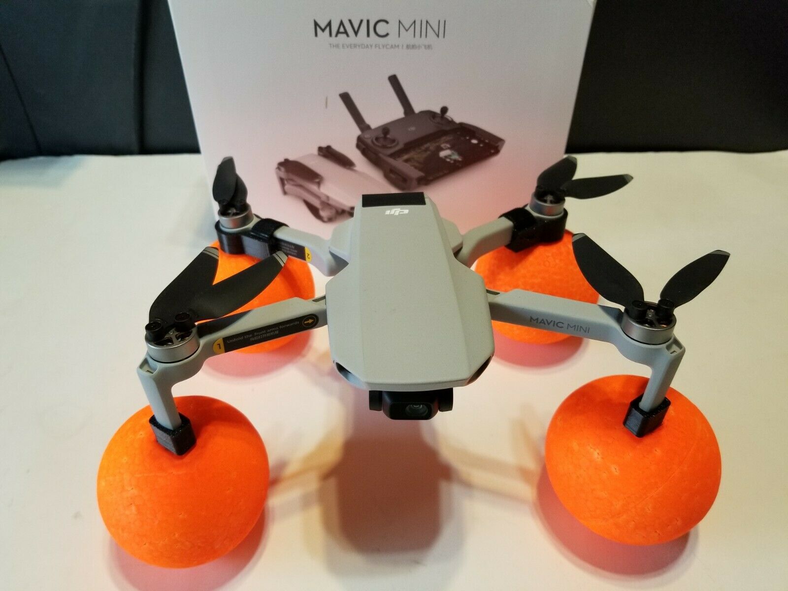 DJI Mavic Mini 3 Float WATER MOD protector Drone Orange Neon